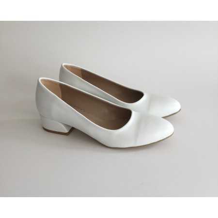 Beyaz Bayan Babet Ayakkabı 4040